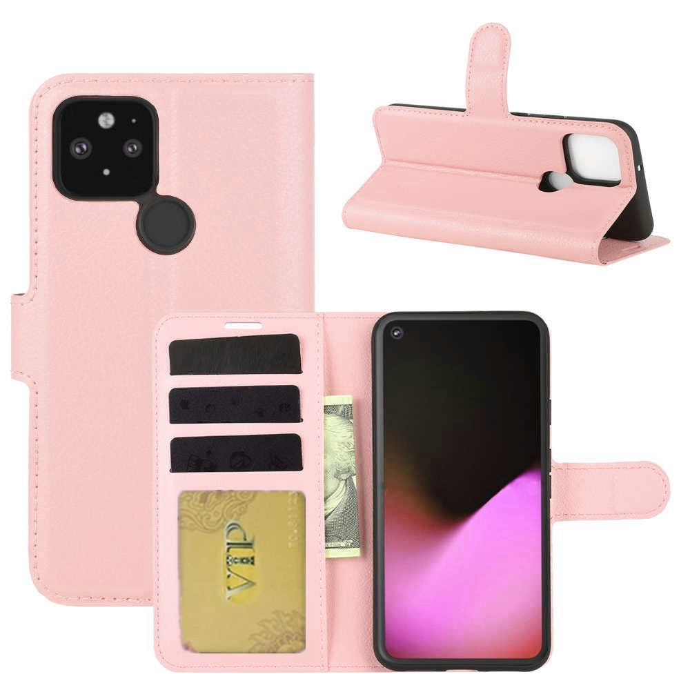 Leather Folio Wallet Case for Google Pixel 5 Leather Folio Wallet Case for Google Pixel 5